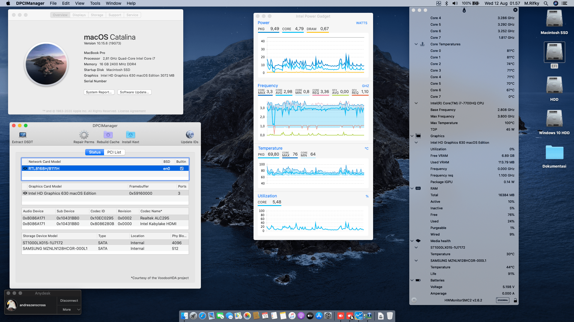 Asus ROG GL503VD FY285T [KabyLake   Intel HD 630 + I2C] 1